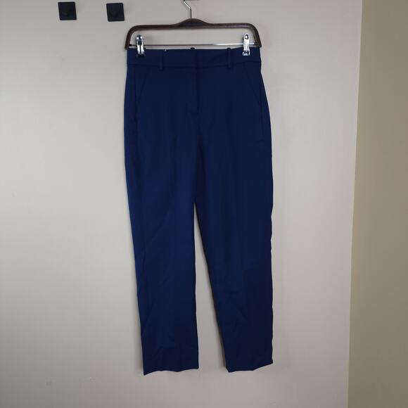 J. Crew Kallie straight-leg pant in navy Size 2 - Picture 1 of 11